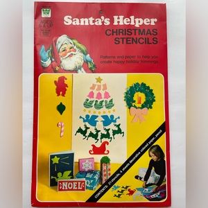 Vintage Santa’s Helpers Christmas stencils.